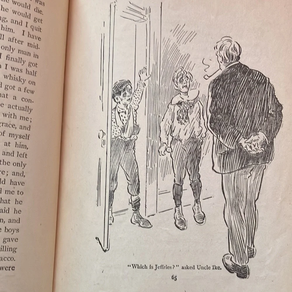 Pecks Uncle Ike And The Red Headed Boy 1899 Hardcover Book by George Peck
